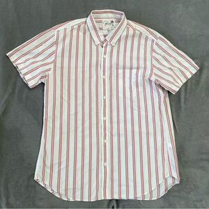 Bonobos Mens Short Sleeve Button Down Shirt Size L Slim Fit